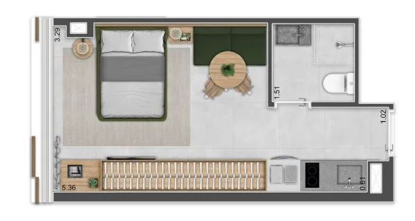 Studio R — 23m²